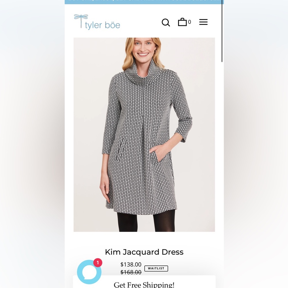 Tyler BOE Jacquard Dress EUC Sz XS